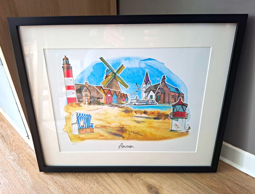 Amrum nordsee kunst - nordsee,
