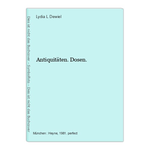 Antiquitäten dosen dewiel - antiquitäten., dosen.