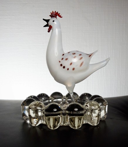 Hahn glasfigur - hahn, /