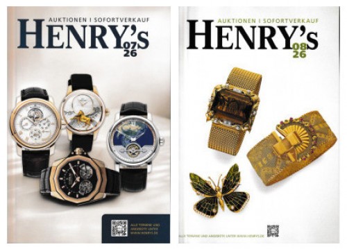 Henry auktions kataloge - henry´s, auktions-kataloge